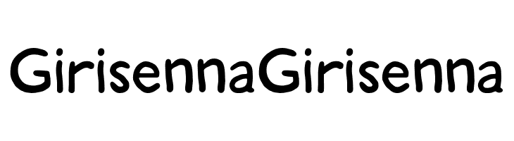 Girisenna Girisenna  font caratteri gratis