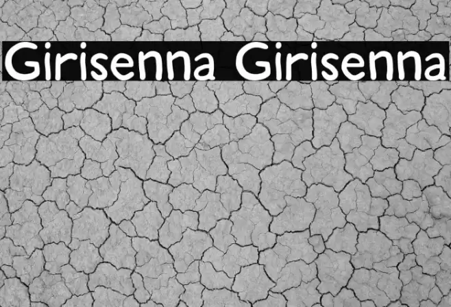 Girisenna Girisenna Font examples