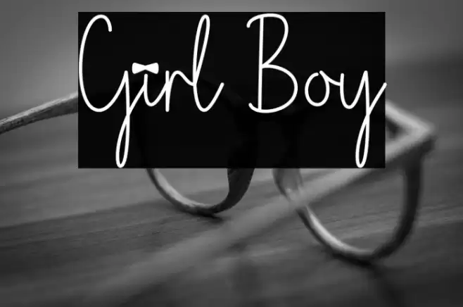 Girl Boy फ़ॉन्ट examples