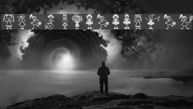 Girl Characters Font examples