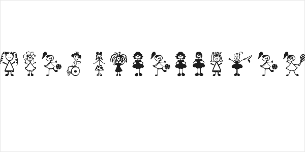 Girl Characters Logo