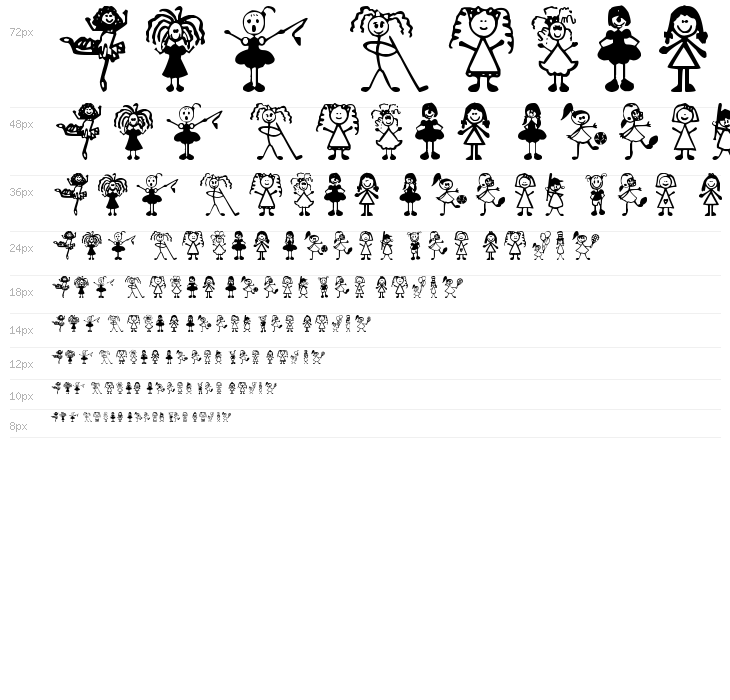 Girl Characters Waterfall