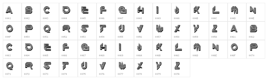 Girl Fat Regular Character Map