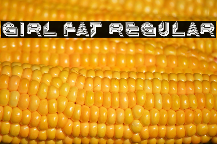 Girl Fat Regular Example 1