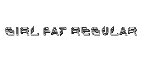 Girl Fat Regular Logo