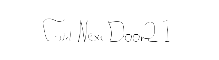 Girl Next Door2 1 Font