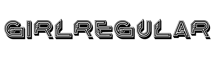 Girl Regular  font caratteri gratis