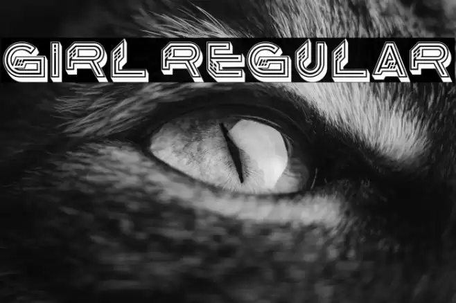 Girl Regular Font examples