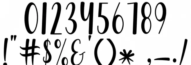 Girl Font OTHER CHARS