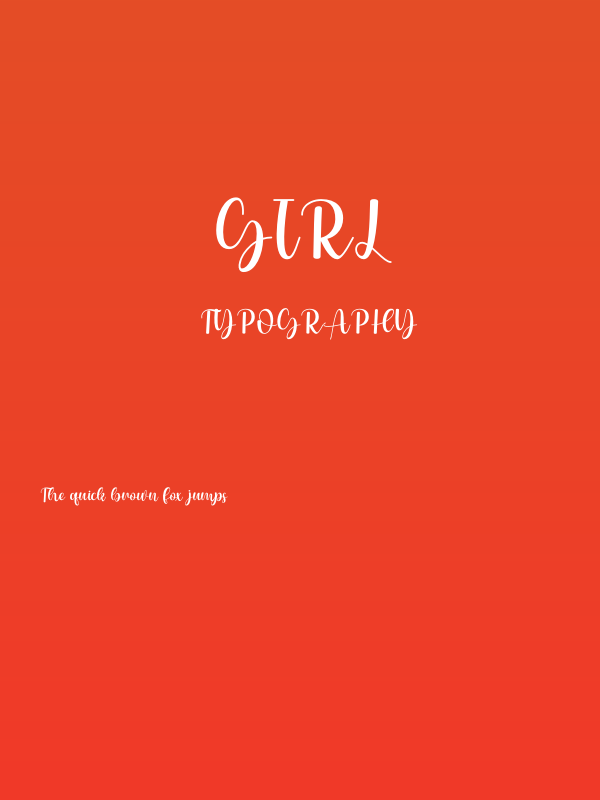 Girl Poster