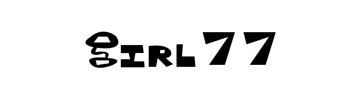 Girl77  font caratteri gratis