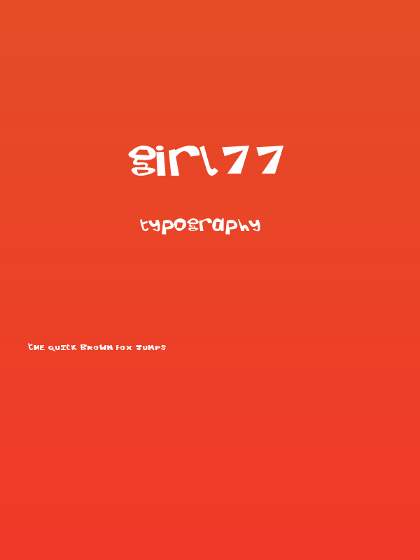 Girl77 Poster