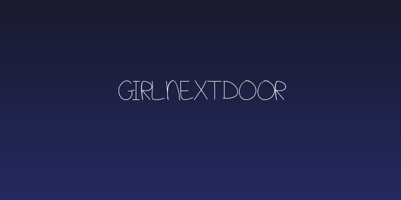 GirlNextDoor Social Header