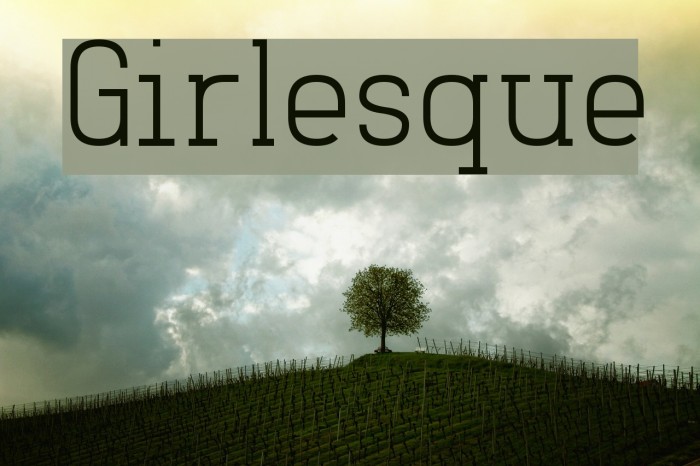 Girlesque Font examples