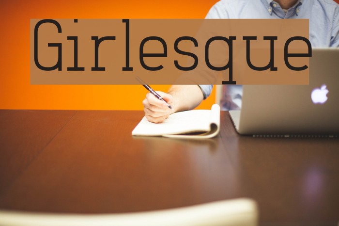 Girlesque Font examples