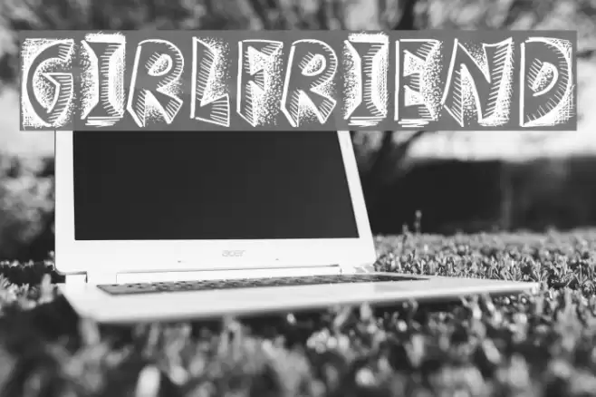 Girlfriend Font examples