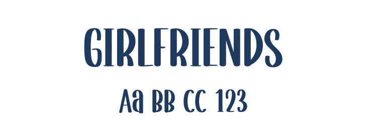 Girlfriends Font Preview