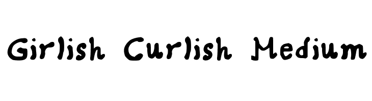 Girlish Curlish Medium  Descarca Fonturi Gratis