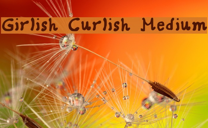 Girlish Curlish Medium Example 1