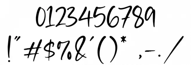 Girlmind Font OTHER CHARS