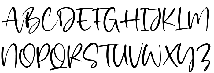 Girlmind Font UPPERCASE