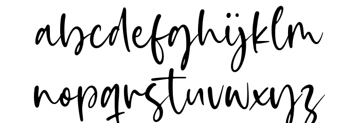 Girlmind Font LOWERCASE