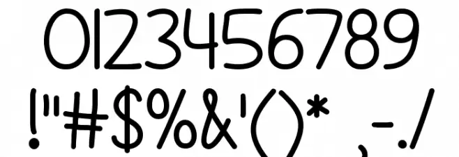 Girls Have Many Secrets Font OTHER CHARS