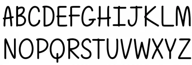 Girls Have Many Secrets Font Litere mari