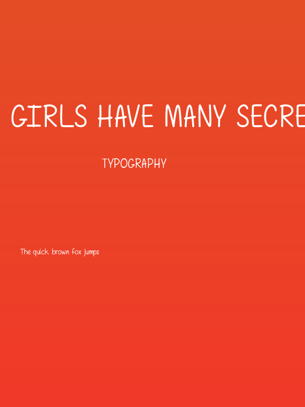 Girls Have Many Secrets Poster
