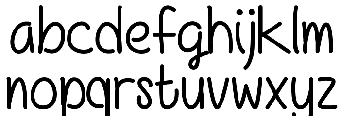 Girls Have Many Secrets Font LOWERCASE