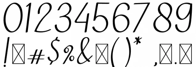 Girls Stuff Font OTHER CHARS