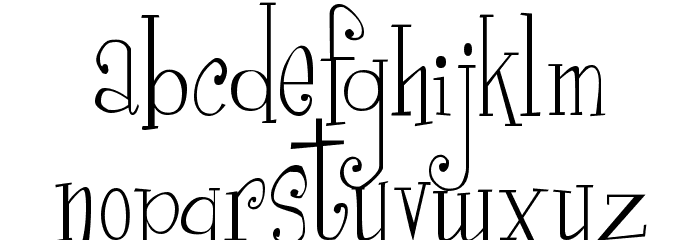 Girls are Weird Font LOWERCASE