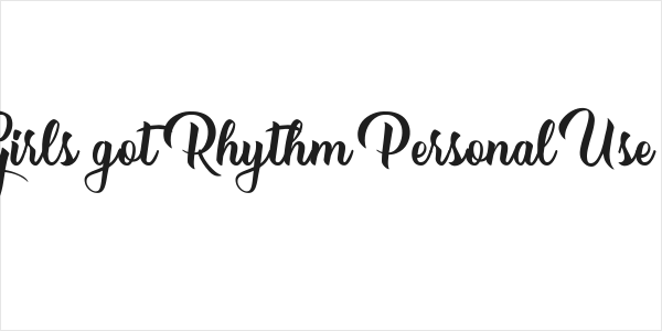 Girls got Rhythm Personal Use  Logo