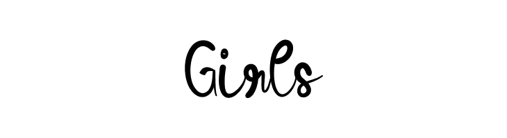 Girls  لخطوط تنزيل
