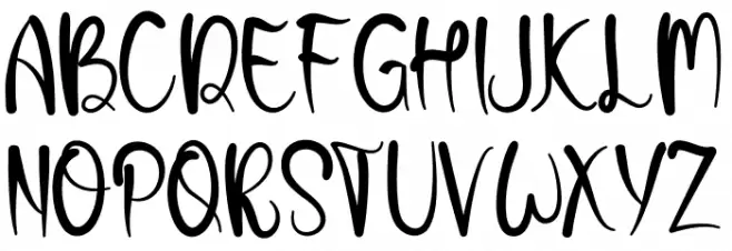 Girls Schriftart Groß