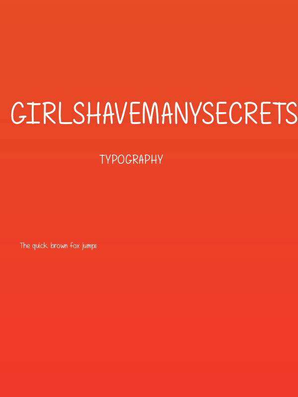 GirlsHaveManySecrets Poster