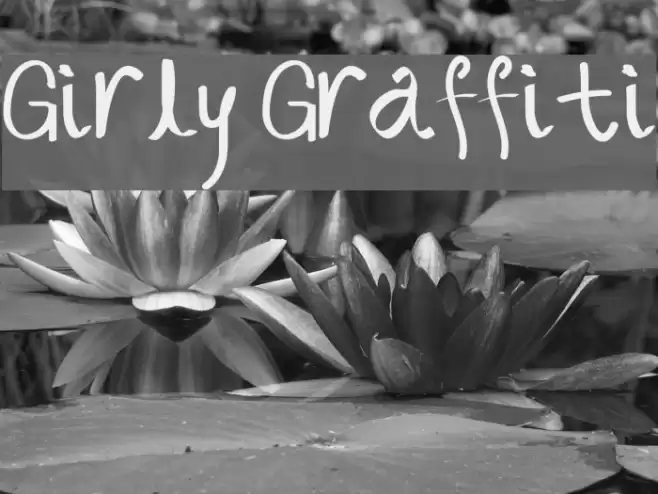 Girly Graffiti Font examples