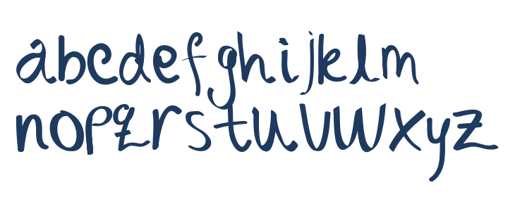 Girly Graffiti Lowercase