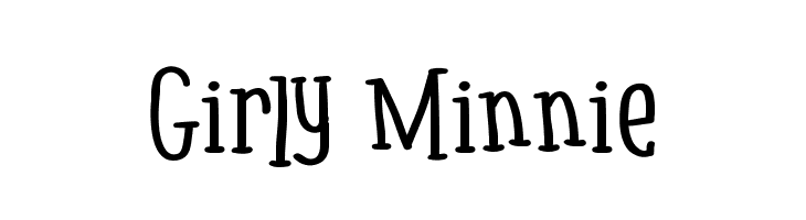Girly Minnie  Frei Schriftart Herunterladen