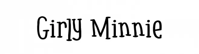 Girly Minnie  Fuentes Gratis Descargar