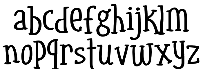 Girly Minnie Font LOWERCASE