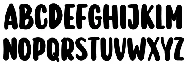 Girly Personal Schriftart Groß