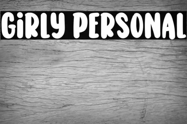 Girly Personal Font examples