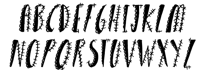 Girly Punk Font LOWERCASE