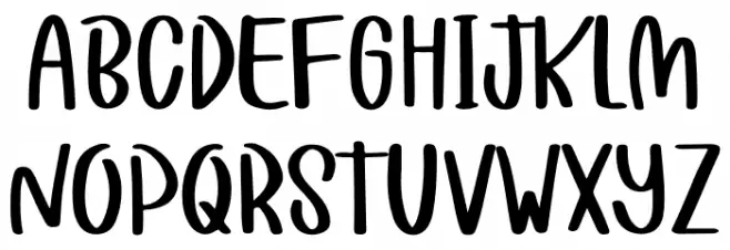 Girly Stuff Schriftart Groß