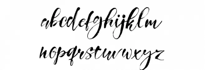 Girly Things Demo Version फ़ॉन्ट लोअरकेस