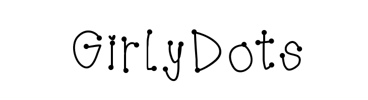 GirlyDots  Скачать бесплатные шрифты