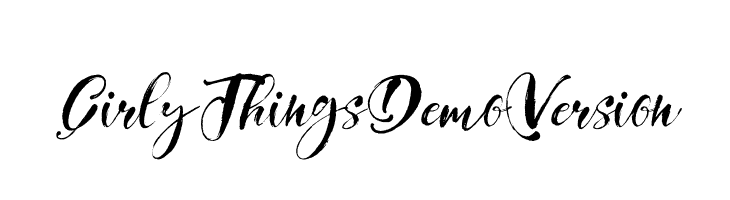 GirlyThingsDemoVersion  font caratteri gratis