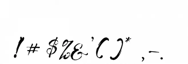 GirlyThingsDemoVersion Font OTHER CHARS