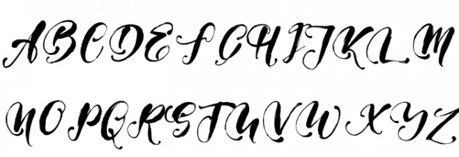 GirlyThingsDemoVersion 字体 大写